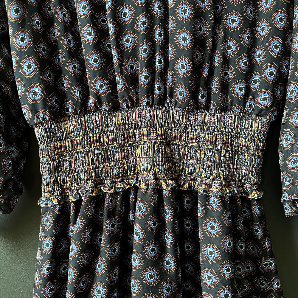 Ramy Brook Printed Davie Silk Mini Dress Large - Picture 10 of 16